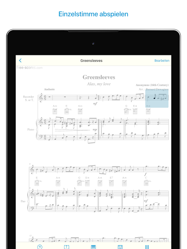 Musik Noten Scanner, Leser app Screenshot
