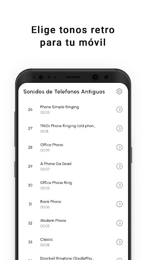 Captura de pantalla de Sonidos de Telefonos Antiguos