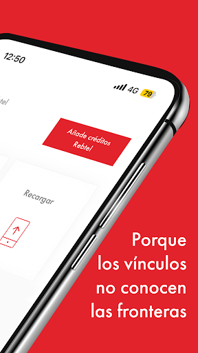 Captura de pantalla de Rebtel: Recargas y llamadas