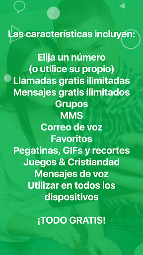 Captura de pantalla de textPlus: Mensajes y Llamadas