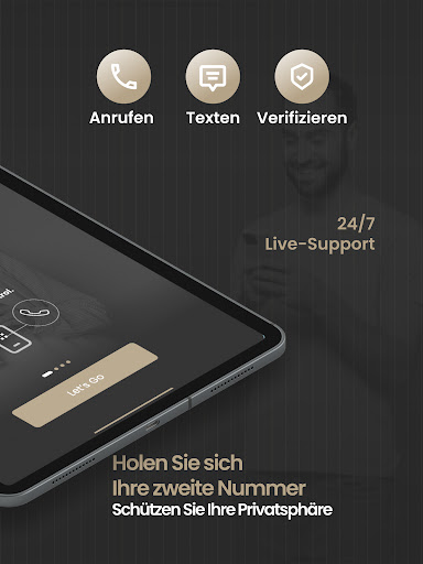 2nd Line Phone Number & eSIM Screenshot