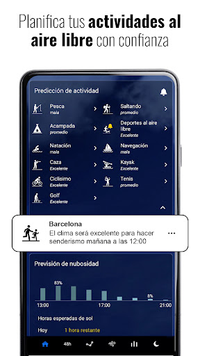 Captura de pantalla de Reloj transparente tiempo Pro