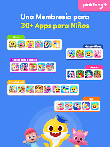 Captura de pantalla de Pinkfong Tiburón Bebé Teléfono