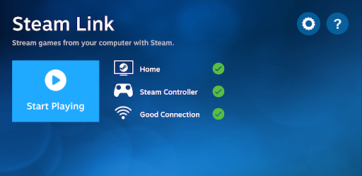 Captura de pantalla de Steam Link