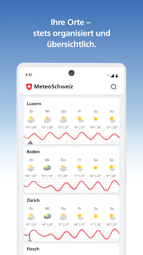 MeteoSwiss Screenshot