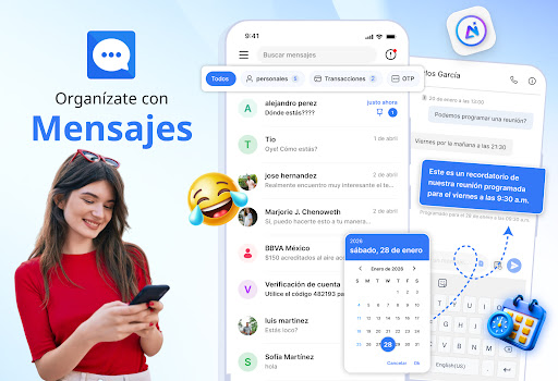 Captura de pantalla de Messages - Mensajes, SMS