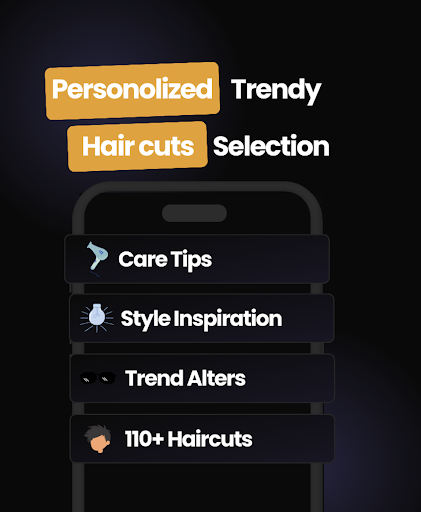Captura de pantalla de Men's Hair Cuts & Hairstyles