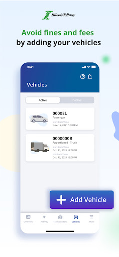 Illinois Tollway screenshot