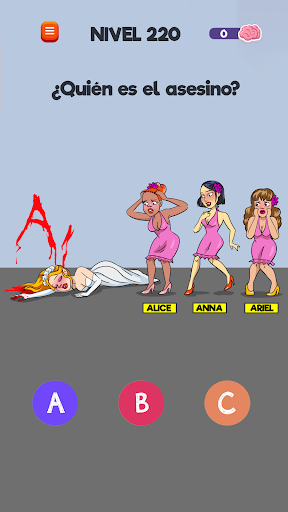Captura de pantalla de Riddle Test: Juego Acertijos