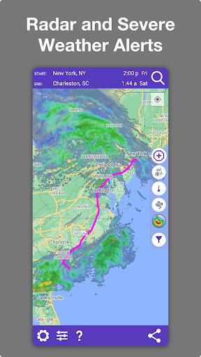 Fahrwetter: Straßenbedingungen Screenshot