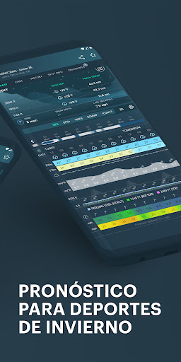 Captura de pantalla de Windy.app - vientos y oleajes