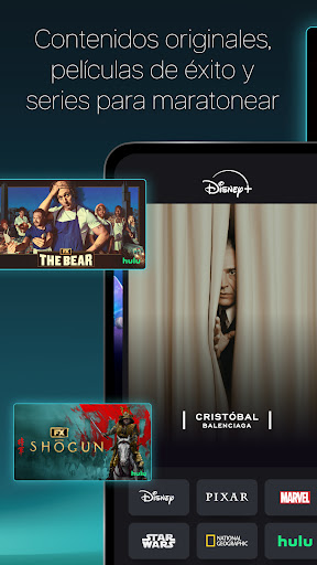 Captura de pantalla de Disney+