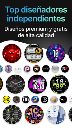 Captura de pantalla de Esferas de reloj by Facer