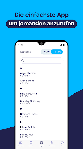 Talk360: Internationale Anrufe Screenshot