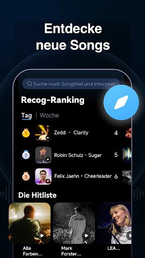 Musikerkennen - Song finder Screenshot