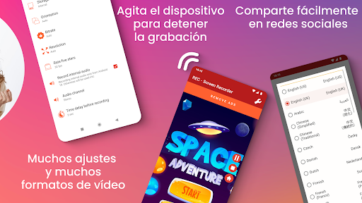 Captura de pantalla de Grabadora de Pantalla - REC