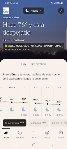 Captura de pantalla de Tiempo - The Weather Channel