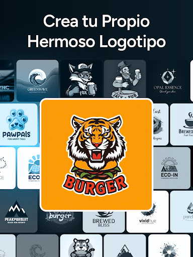 Captura de pantalla de AI Logo Generator - Mark