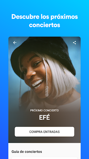 Captura de pantalla de Shazam: música y conciertos