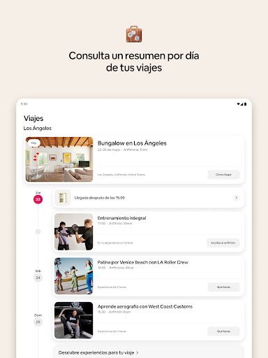Captura de pantalla de Airbnb