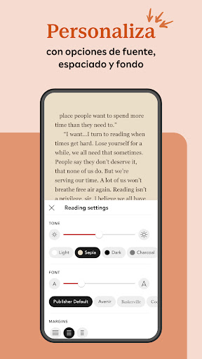 Captura de pantalla de Kobo Books eBooks Audiolibros
