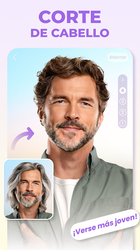 Captura de pantalla de HairApp - Corte de Cabello App