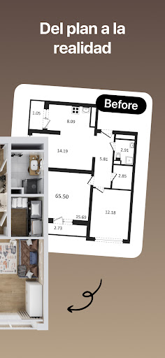 Captura de pantalla de Diseñador de Habitaciones 3D