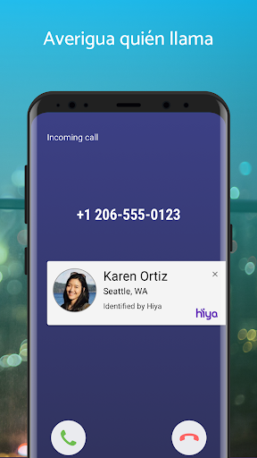 Captura de pantalla de Hiya: Identificación y Bloqueo