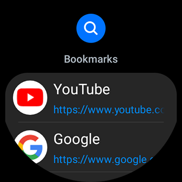 Captura de pantalla de Samsung Browser