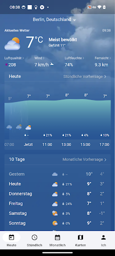 MSN Wetter Screenshot