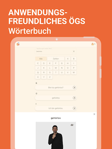 Lingvano: Gebärdensprache Screenshot