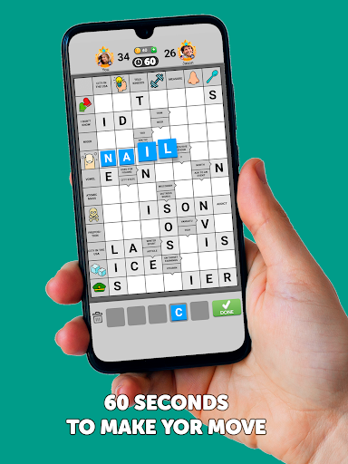 Captura de pantalla de Wordgrams - Crossword & Puzzle