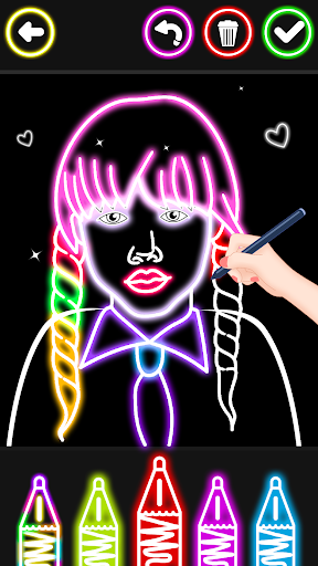 Captura de pantalla de Princess Coloring Book Glitter
