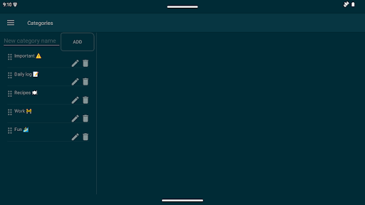 Notepad - simple notes screenshot