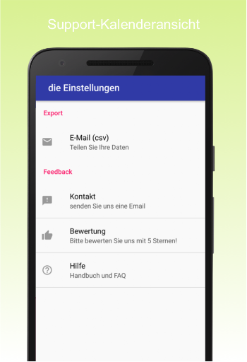Blutdruck-Tagebuch Screenshot