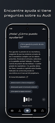 Captura de pantalla de myAudi