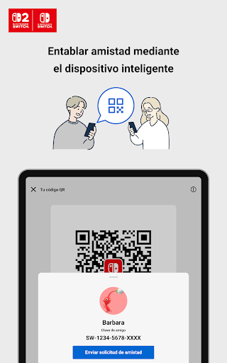 Captura de pantalla de Nintendo Switch App