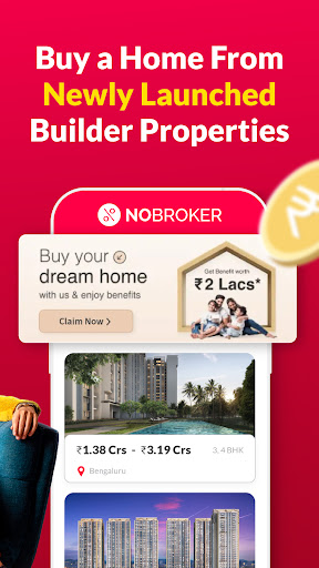 NoBroker Rent, Buy, Sell Flats Screenshot