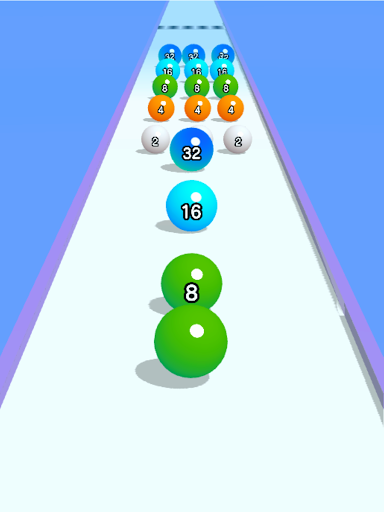 Ball Run 2048: merge number screenshot