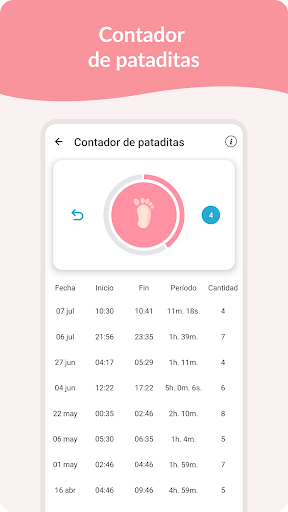 Captura de pantalla de Embarazo: Calendario Diario