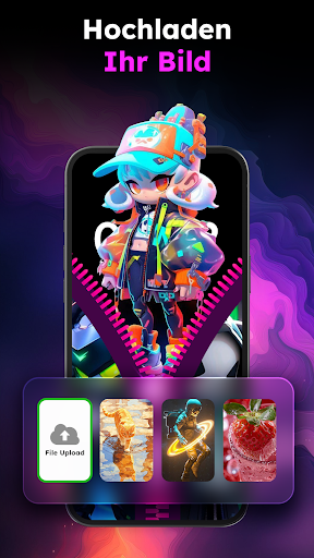Zipper Lock Wallpapers Screen Screenshot