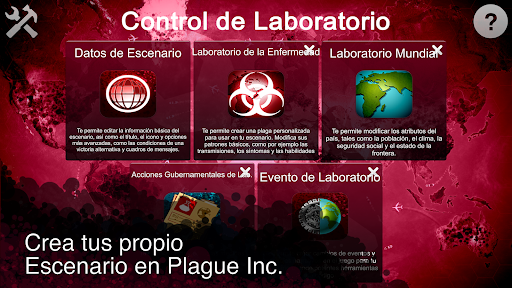 Captura de pantalla de Plague Inc Editor de Escenario