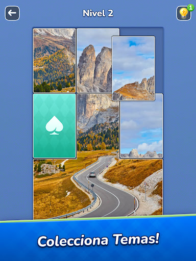 Captura de pantalla de Jigsawcard Solitaire Puzzle