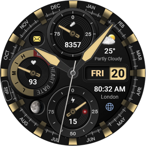 Captura de pantalla de WFP 339 Ultra watch face