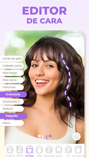 Captura de pantalla de HairApp - Corte de Cabello App