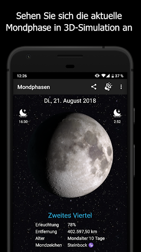 Mondphasen Pro Screenshot