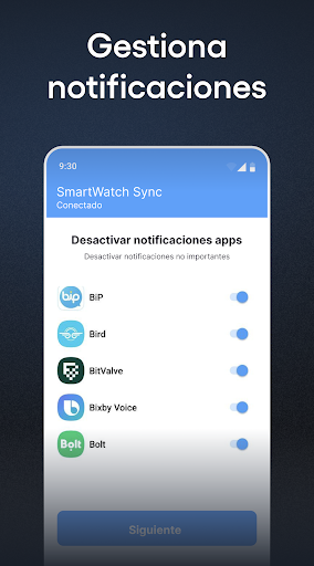 Captura de pantalla de Smartwatch Notificaciones BT
