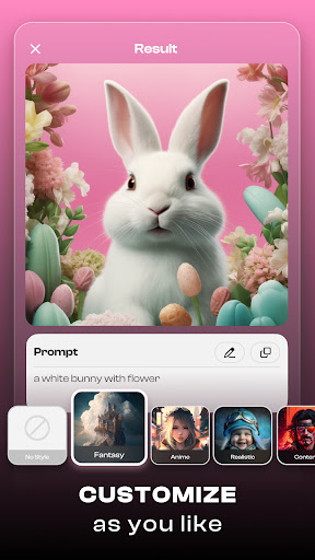 Captura de pantalla de Artist AI Generador Arte Fotos