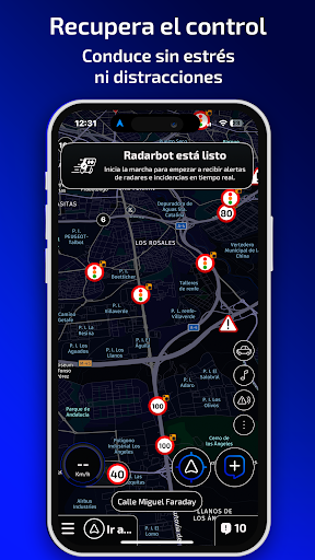 Captura de pantalla de Radarbot: Avisador de Radares