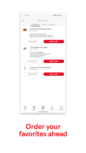 Captura de pantalla de Chick-fil-A®
